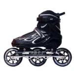 100mm big wheel 3 wheeler in line skate shoe