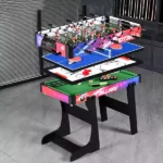 4 In 1 Foldable Multi Games Pool/Table Tennis/Soccer & Air Hockey (4 Feet)