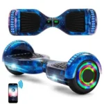 Balance Wheel Electric Hoverboard: Perfect for Adults and Kids – 120 kg Weight Capacity, Bluetooth Speaker, 6.5-inch LED Light-up Tyres