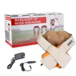 Deep Kneading Neck Massager with Heat – Shiatsu Neck Back and Shoulder Massager for Home Office Use Corded Electric – Great Christmas Gift Idea