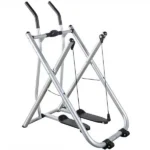 Elliptical Cross Trainer Fitness Air Walker Stepper Step Machine W/Handle Bar and LCD Monitor Glider Elliptical Machine Home Cross Trainer