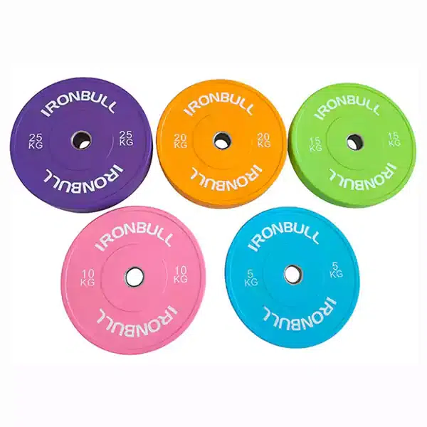 ironbull-macrone-olympic-rubber-bumper-plate-w100528c IRONBULL Macrone Olympic Rubber Bumper Plate-W100528C - Image 1