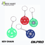 Key Ring Fitness Keychain Sports Barbell Dumbbell Fashion Metal Keychain