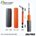 Okpro 3-In-1 Foam Roller Set