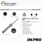Okpro Cross Fitness Weightlifting Barbell Weight Lifting Bar 7 Feet