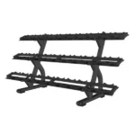 Premium Professional 3 Tier Dumbbell Rack Capacity: 30 Piece BODY CHARGE USA-6082AA