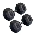 Professional Comfortable No Slip Coating Hex Dumbbell 50Kg-1 Pair