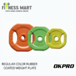 OKPRO Regular Color Rubber Coated Weight Plate