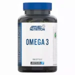 Applied Nutrition Omega 3 – Omega Fish Oil 1000mg, 180mg EPA & 120mg DHA per Softgel, Made in The UK (100 Soft-Gels)