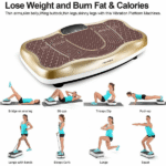TODO VIBRATION PLATFORM POWER PLATE WHOLEBODYVIBRATING MASSAGER- BLUETOOTH MUSIC/USB CONNECTION/ADJ