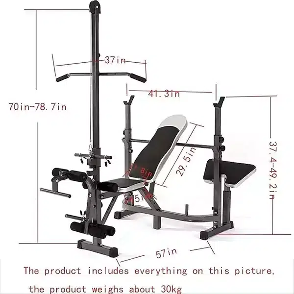 weight-bench-with-lat-pull-down Weight bench with Lat pull down - Image 1