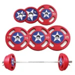 Weight Lifting Marvel Plates – Captain America Weight Plates